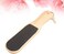 Wooden Foot File Double-Sided Callus Remover for Heels &amp; Dead Skin  Natural Wooden Pedicure File  Manual Foot Rasp Exfoliator for Smooth Feet (1PC)