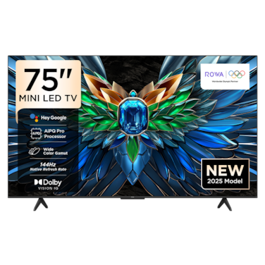 75-Inch 4K Mini LED Smart Google TV   AiPQ Pro Processor   120Hz R. Rate  Dolby Vision IQ &amp; Atmos   2.1 Speaker System   Bezal-less Design   Ideal for Gaming &amp; Cinematic Viewing   75R85 - 2025 Model