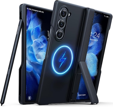 Torras Armor Stand Series (X00RP131001) Case For Samsung Galaxy Z Fold 6 With Pen Tray Black