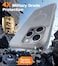 TORRAS Magnetic Shockproof For iPhone 16 Pro Case, 18N Strong Magnetic, 12 FT Military-Grade Protection, MagSafe, Protective Translucent Matte Slim Case, Guardian Magnetic Series, Titanium Grey