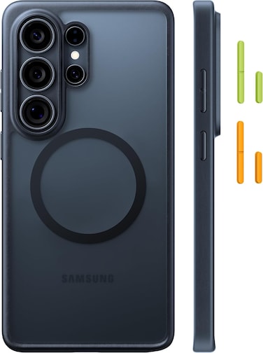 TORRAS Guardian-Mag Series Case for Samsung Galaxy S26 Ultra, Magnetic Shockproof Translucent Slim, DIY Button, Fit For Magsafe, 12FT Mil-Grade Drop Protection, Anti-Fingerprint Anti-Scratch, Black