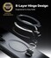 تورس Q3 Spin جراب لسامسونج S26 ألترا حامل 360 مغناطيسي حماية عسكرية 4X Frosted Black