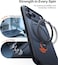 TORRAS Ostand Spin Series for iPhone 17 Pro Case, With Camera Control Button, 360&deg; Spin Magnetic Stand, MagSafe Compatible, Mil-Grade Protection Case with Kickstand &ndash; Q3 Spin, Clear