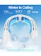 COOLIFY 2S Neck Air Conditioner, Cool Down 30&deg;F in 1S Neck Fan, Strong Wind Portable Neck Fan, Neck Cooler and Heater Personal Neck Fan 3-Speed, App Control Neck Fan Rechargeable - White