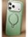 TORRAS iPhone 17 Pro Max Case Ostand Spin Silicone Series, 360&deg; Rotating Stand, Wireless Compatible, 12FT Military Grade Drop Protection, Soft Silicone Protective Cover &ndash; Matcha Green