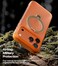 TORRAS Ostand Q3 Air for iPhone 17 Pro Case 6.3'' with Stronger Magnetic Stand, Fit for Magsafe, Airbags Miltary Protection, Camera Control for iPhone 17 Pro Case, Shockproof &amp; Stylish, Horizon Orange
