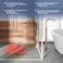 Shower Foot Scrubber Mat Back Washer Back Exfoliating Bath Wash Pad Wall Mounted Slip Suction Cups Foot Scrubber for Use in Shower Cups Foot Cleaner for Men and Women" Pink