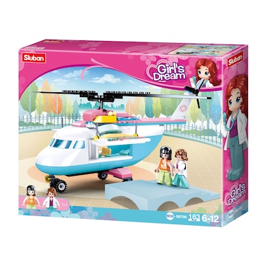 Sluban Girls Dream &ndash; Hospital Helicopter set (163pcs)