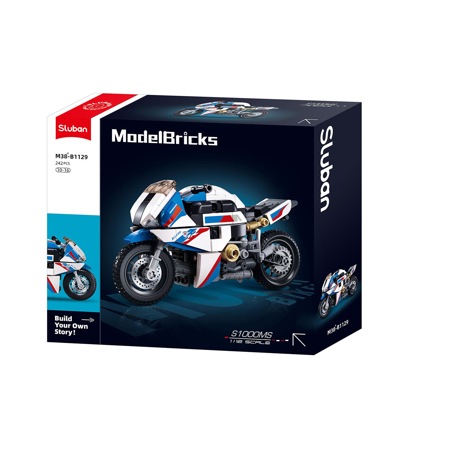 Buy Sluban Model Bricks -S1000MS 1/12 (242pcs) Online
