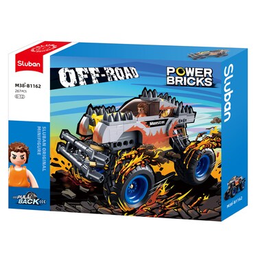 Sluban PowerBricks Pullback Off-road vehicle(267pcs)