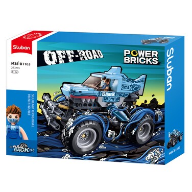 Sluban PowerBricks Pullback Off-road vehicle(273pcs)