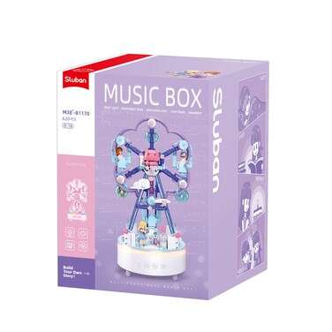 Sluban Happy Star Music Box 620-Pieces