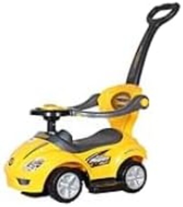 Colorland - Deluxe Mega Car 3 In 1 Ride On (Yellow)