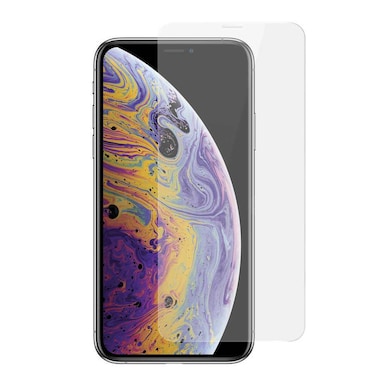 طبقة حماية شاشة ديفيا من الزجاج المقوى 0.26 مم متوافقة مع آيفون X، لاصق عالي الجودة، بدون فقاعات أو علامات مائية، صلابة 9H، حماية من الخدوش من الأشياء الحادة - شفاف
