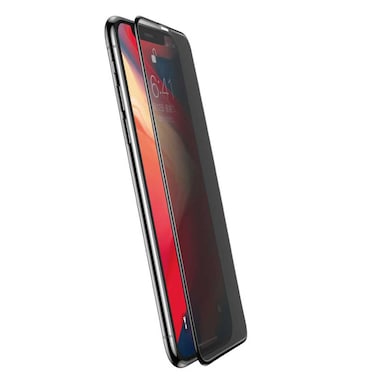 Devia Van Series Full Screen Anti-Glare Tempered Glass Compatible for iPhone 11 Pro Max (6.5") Anti-Peeping Screen Guard - 9H Ultra Thin Screen Protector w/ Alignment Frame - Black