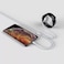 Devia Smart Series 2-in-1 Apple Watch Charging Cable, 1.2m Length, ABS+PC Material, Lightning &amp; Watch Output, Fast &amp; Safe Charging, Compatible with Apple Devices - White
