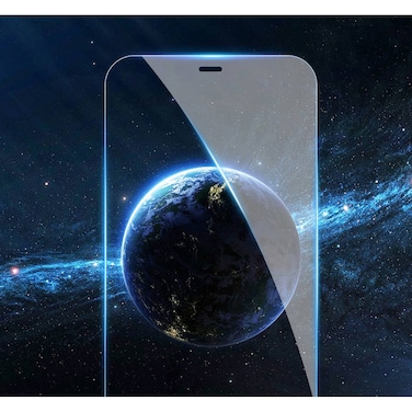 Devia Van Entire View Anti-Glare Twice-Tempered Glass for iPhone 12 / 12 Pro (6.1") - Anti-smudge, anti-fingerprint, 9H hardness, matte finish - Black
