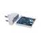 شاحن ديفيا سمارت سيريز PD & QC السريع بقوة 20 واط مع منفذي USB-A وType-C، شحن سريع، تصميم مدمج ومتين، حماية من الحرارة والتيار الزائد - أبيض
