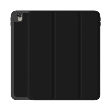 Devia Leather Case with Pencil Slot For iPad Air 4th and 5th Generations 10.9 (2022 &amp; 2020), Premium Silicone Material, Foldable Design, Full Protection for Your iPad - Black