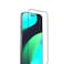Devia Van Series Full Screen Silicone Edge Twice-Tempered Glass for iPhone 14 Plus, provides scratch and damage protection - Black
