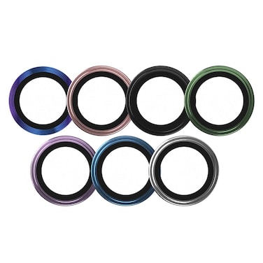 Devia Peak Series Camera Lens Protector (2pcs) for iPhone 14/14 Plus, ensures clear and focused imaging, HD quality, no blur &amp; clear lens protection - Black
