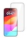 Devia Star Series Full Screen Entire View Tempered Glass for iPhone 15 Pro, Full Coverage, Anti-Scratch, 9H Hardness, Black
