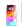 Devia iPhone 15 Plus For Star Series Full Screen Entire View Tempered Glass, 9H Hardness, Scratch Protection, Easy Installation, Bubble-Free, Clear View - Black
