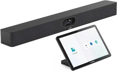 Yealink MeetingBar A40-031 - All-in-One 4K Video Conferencing Solution with Dual 48MP Cameras, 120&deg; Field of View, 8MEMS Microphone Array, CTP25 Touch Panel, Compatible with Microsoft Teams and Zoom