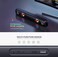 SK854BT Bluetooth Soundbar Speaker - Immersive Stereo Sound, RGB Lights, FM Radio, MicroSD &amp; AUX Support, Rechargeable Battery, Portable