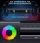 SK854BT Bluetooth Soundbar Speaker - Immersive Stereo Sound, RGB Lights, FM Radio, MicroSD &amp; AUX Support, Rechargeable Battery, Portable
