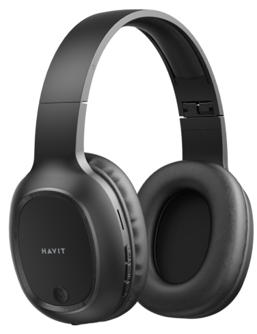 Havit H2590BT PRO Bluetooth Headphones - High-Fidelity Sound, FM Radio &amp; Micro SD Support, Comfortable Fit, 3-4 Hours Playtime - Sleek Black
