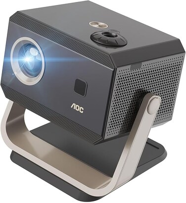 Mini Portable Projetor 4K Support 1080P Full HD,Portatil 5G WiFi 6 with 2.4/5GHz, Bluetooth 5,Compatible with iOS/Android/PC/PS4/PS5,300-Inch Screen,Auto Keystone Correction