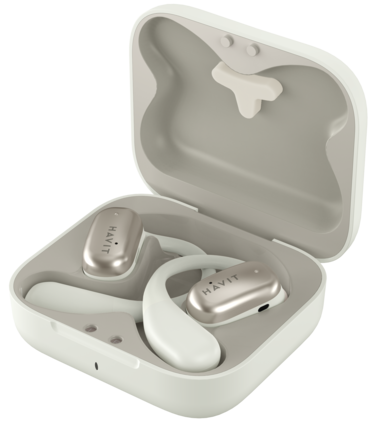 Audio Series TWS Earbuds Grey OWS902 - Exceptional Sound Quality, Dual Microphone Noise Cancellation, 30 Hours Battery Life, Lightweight Design