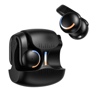 Open-Ear Bluetooth 5.3 Wireless Earphones, Stereo Sound, Built-In Mic, 13mm Driver, 5.2g Lightweight, Long Battery Life, Comfortable Fit - Black