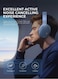 HAVIT H630BT PRO Bluetooth Over-Ear Headphones, Active Noise Cancelling, 50H Playtime, HiFi Stereo Sound, Soft Ear Pads, Built-In Mic, Foldable Design, Dual Device Connection &ndash; Black