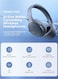 HAVIT H630BT PRO Bluetooth Over-Ear Headphones, Active Noise Cancelling, 50H Playtime, HiFi Stereo Sound, Dual Device Connection, Foldable Design, Built-in Mic, for Phone/PC &ndash; Blue