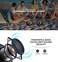 SK885BT Black Wireless Waterproof Speaker - RGB Lights, 8W Surround Sound, TWS Interconnection, 11 Hours Playback, Bluetooth V5.3, IPX5 Rated