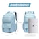 SUN EIGHT 35L Waterproof School Backpack for College, Kids Backpack Lightweight Large Capacity Travel Bag with Multi Pockets, SE8391, Blue
