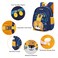 Sun Eight Toddler Backpack for Girls Kids Backpack Cute 3D Cartoon School Bag for Baby Girl Boy 2-5 Years, SE22063, Navy Blue Yellow