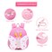Sun Eight Toddler Backpack for Girls Ages 1-4, Preschool Cartoon Backpack with Anti-Lost Harness and Lunch Compartment, Cute 3D Butterfly School Bag, SE22065, Rose Butterfly