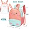 SUN EIGHT Cute Toddler Backpack Toddler Bag 3D Cartoon Mini Travel Bag for Baby Girl Boy 2-6 Years, SE2806, Green Red