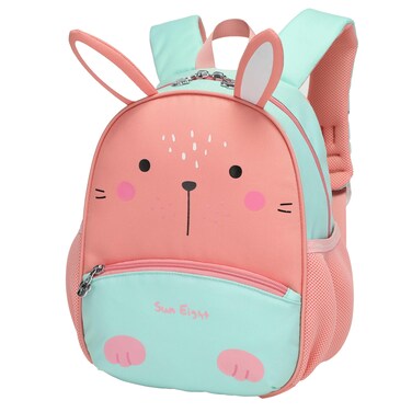 SUN EIGHT Cute Toddler Backpack Toddler Bag 3D Cartoon Mini Travel Bag for Baby Girl Boy 2-6 Years, SE2806, Green Red
