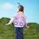 SUN EIGHT Preschool Toddler Backpack for Girls Kids Backpack Cute 3D Cartoon Animal Waterproof Schoolbag for Baby Girl Boy 1-5 Years Butterfly, SE2806, Pink Purple