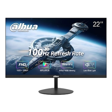 Dahua 22-Inch VA Full HD 1080p 100Hz Borderless Monitor With HDMI, VGA, 3 Years Dahua Manufacturer Warranty - (LM22-A200Y)