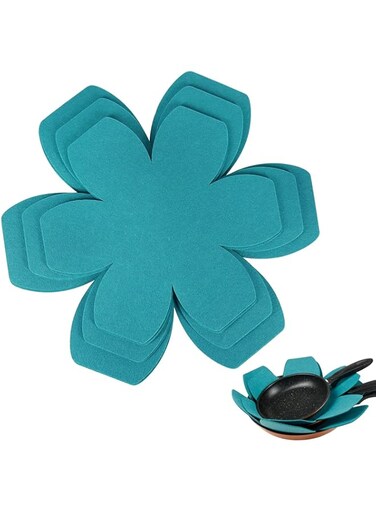 KASTWAVE Pot Pan Protectors, Larger &amp; Thicker Felt Pan Separators Pads, Set of 6 and 3 Different Sizes, Pot Protectors for Stacking and Protecting Your Cookware