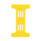 GOUI MAGNETIC STRAP SINGLE PC YELLOW