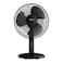 Midea 16" Pedestal Fan, SQD Motor, 3D Oscillation, 3 Speeds, Adjustable Height, 7.5hr Timer, 5 Leaf Blade, Black, FS4019K