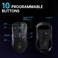 Rapoo VT9Pro4K Wireless Gaming Mouse, PAW 3398 Sensor, 26K DPI, 4K Polling Rate Gaming Mouse, Esports Grade Performance Gaming Mice, 68g Lightweight, Long Battery Life, 10 Programmable Buttons, Black
