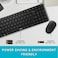 RAPOO 9320m Multi-Mode Wireless Optical Mouse &amp; Keyboard Combo AR Black-RPO-Cmb-9320m-Wh