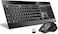 RAPOO 9900M Multi Mode Wireless Keyboard and Mouse Rechargeable Combo (Bluetooth 3.0/4.0/2.4G) English layout, Connect Up to 4 Devices, Extremely Thin Keyboard with Multi-Functional Mouse

